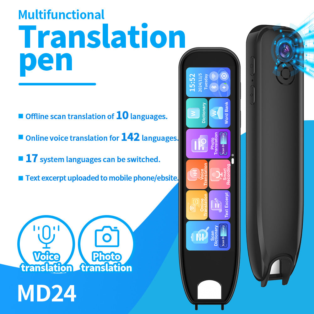 MD24 Translator Pen met HD-camera