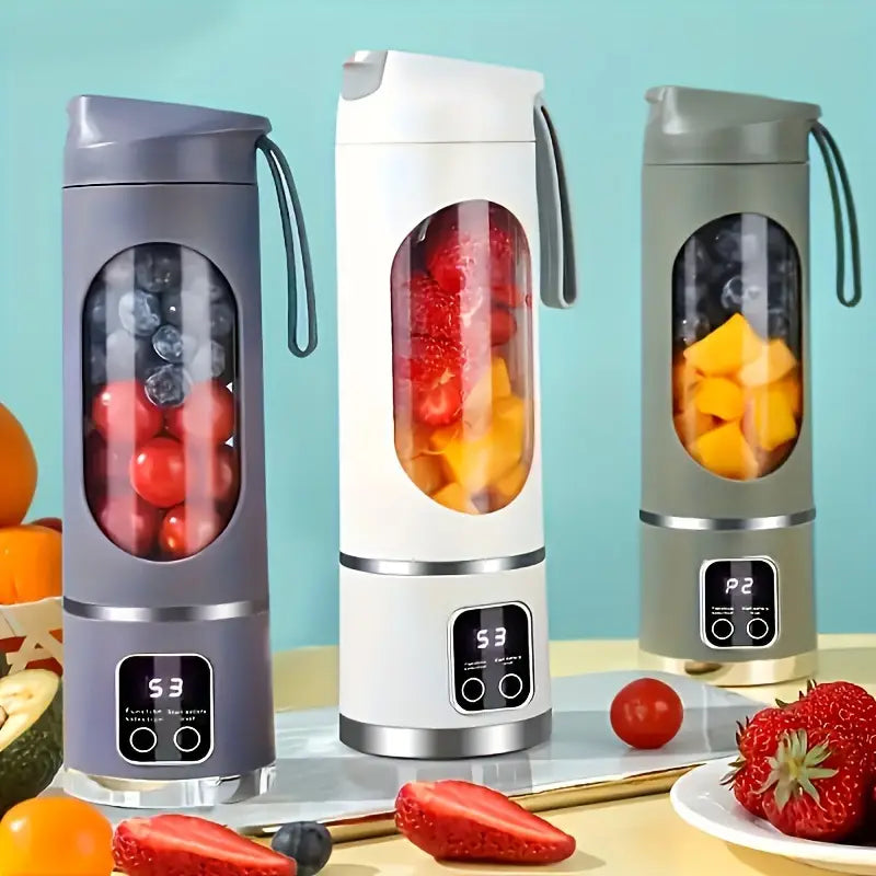Draagbare Elektrische Mini Juicer Met 12 Bladen