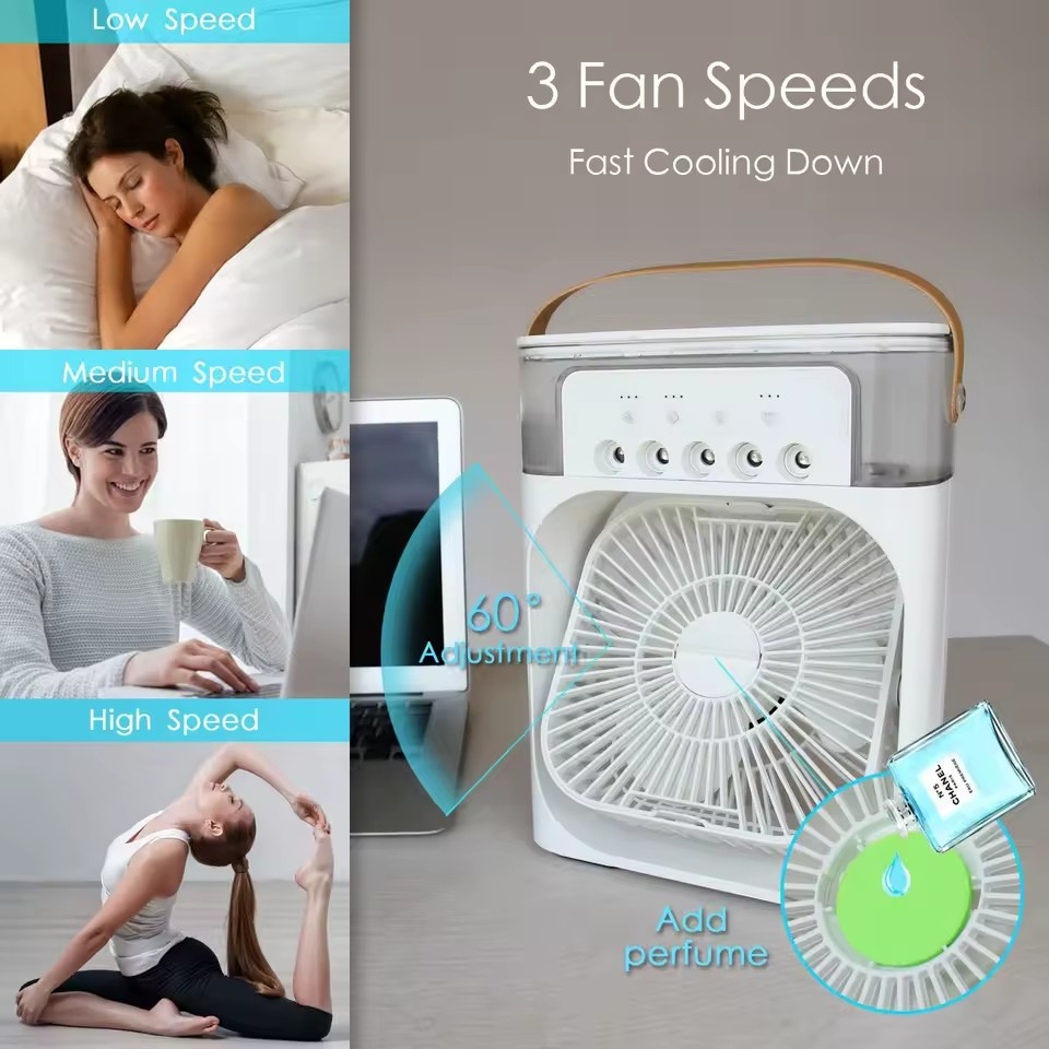 Draagbare Luchtbevochtiger/ Koeling Ventilator