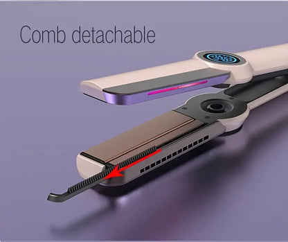 2-in-1 stijltang en krultang met LCD display