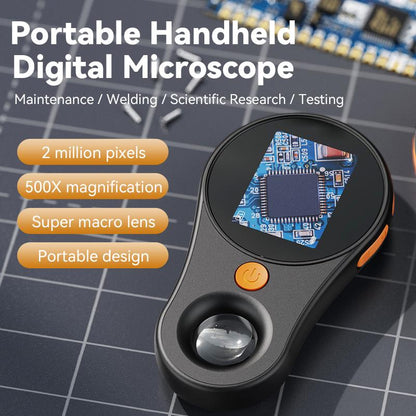 500X draagbare digitale microscoop 2 inch IPS-scherm