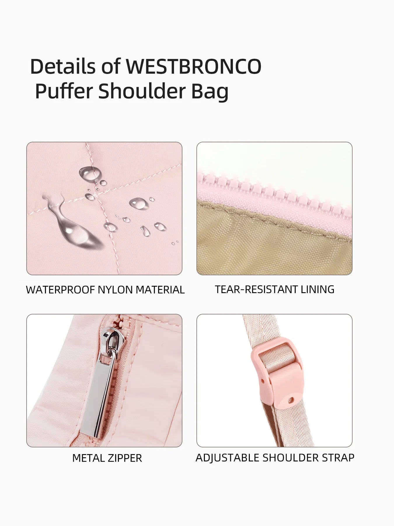 Nieuwe Trendy Dames Dons Tas