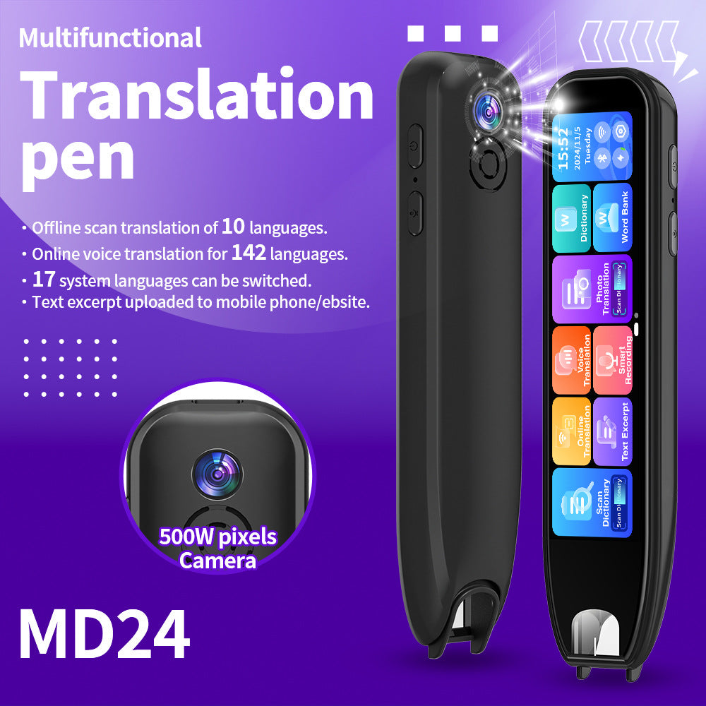 MD24 Translator Pen met HD-camera